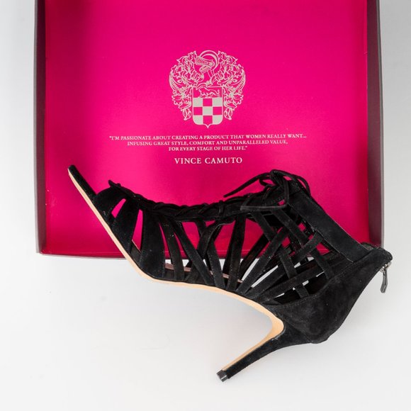 NWT/NIB Vince Camuto  suede heels - sz 10 - Picture 5 of 9